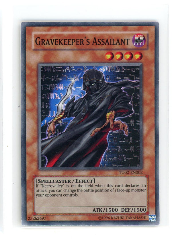 TU02-EN002 - Gravekeeper's Assailant - Super Rare - Effect Monster - Turbo Pack Booster Two LP