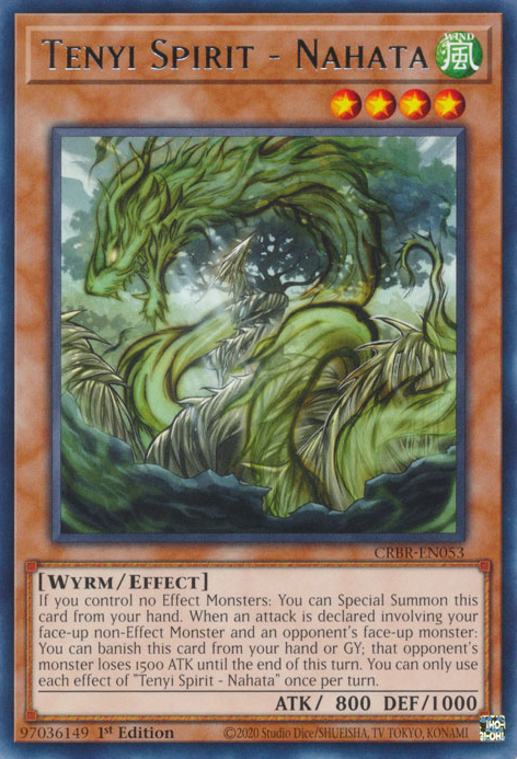 CRBR-EN053 - Tenyi Spirit - Nahata - Rare - Effect Monster - Crossover Breakers