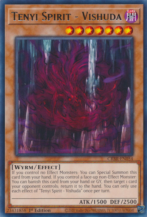 CRBR-EN054 - Tenyi Spirit - Vishuda - Rare - Effect Monster - Crossover Breakers