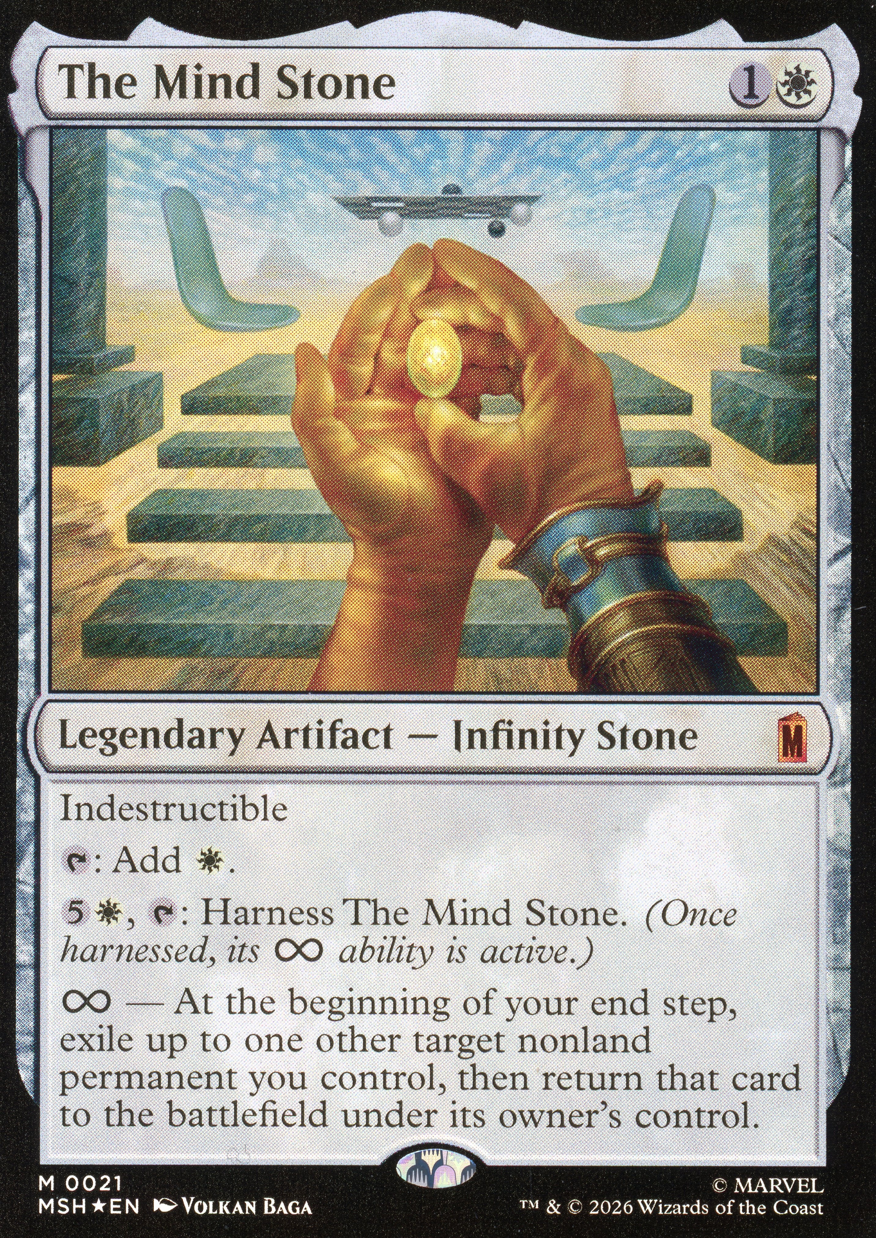 The Mind Stone - Mythic - Marvel Super Heroes - MSH-0021 (Foil)