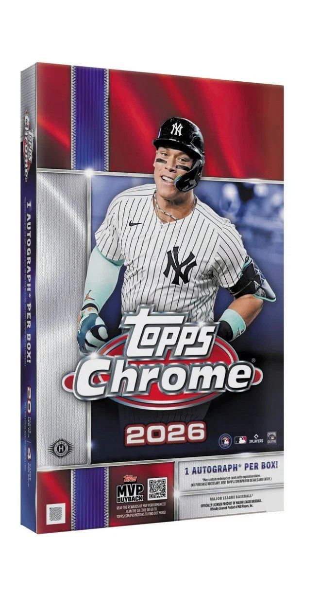 Topps Chrome Baseball 2026 Hobby Box