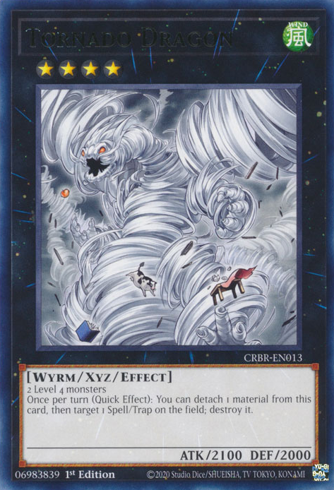 CRBR-EN013 - Tornado Dragon - Rare - Effect Xyz Monster - Crossover Breakers