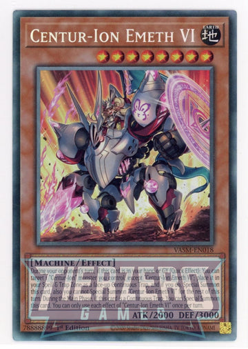 VASM-EN018 - Centur-Ion Emeth VI - Collector's Rare - Valiant Smashers