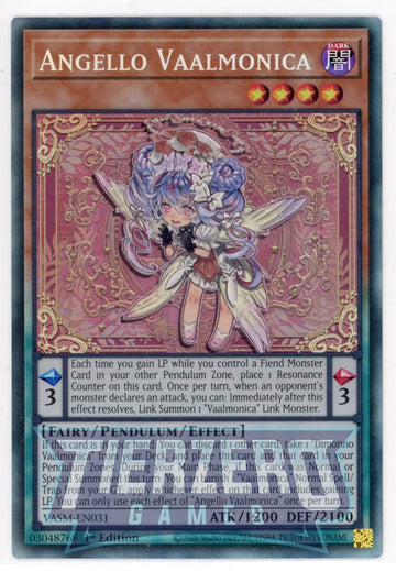 VASM-EN031 - Angello Vaalmonica - Collector's Rare - Valiant Smashers