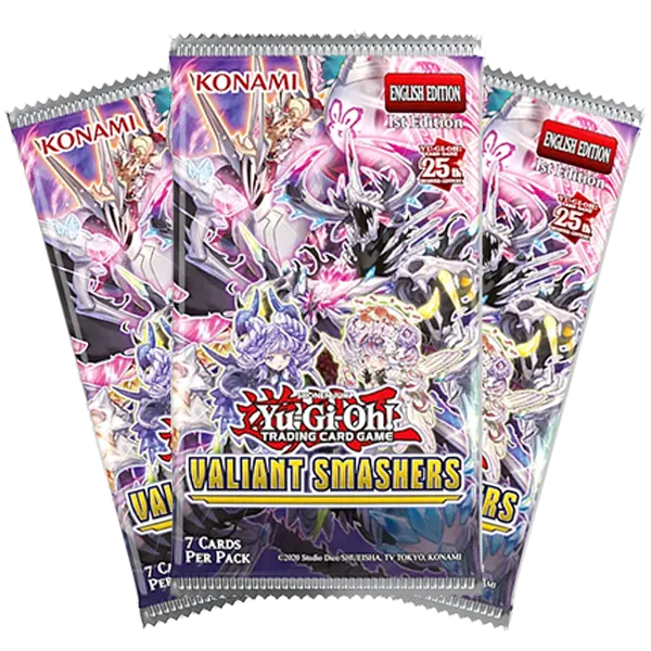 Yugioh Valiant Smashers 1st Edition 3x Booster Pack Bundle EU