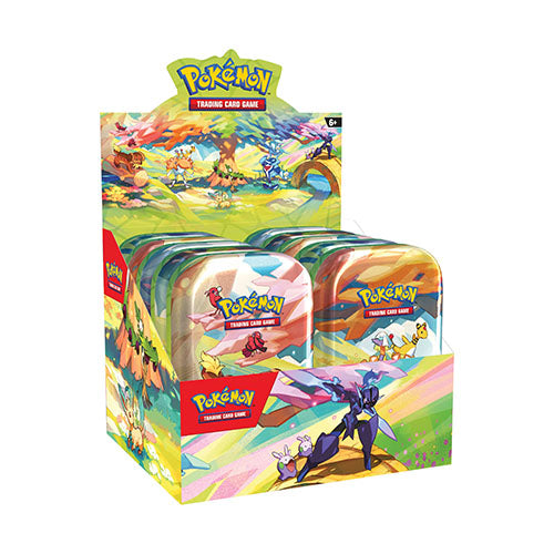 Pokemon - Scarlet & Violet - Vibrant Paldea Mini Tin (Sealed Display, 10 Tins)