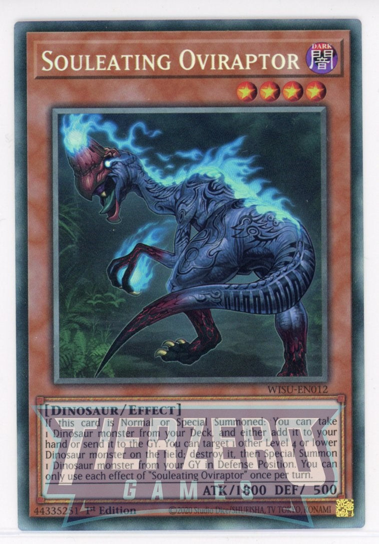 WISU-EN012 - Souleating Oviraptor - Collector's Rare - Effect Monster - Wild Survivors