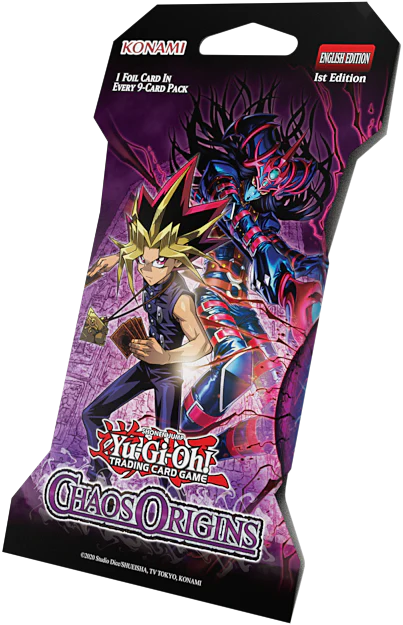 Yugioh Chaos Origins Blister Pack x3