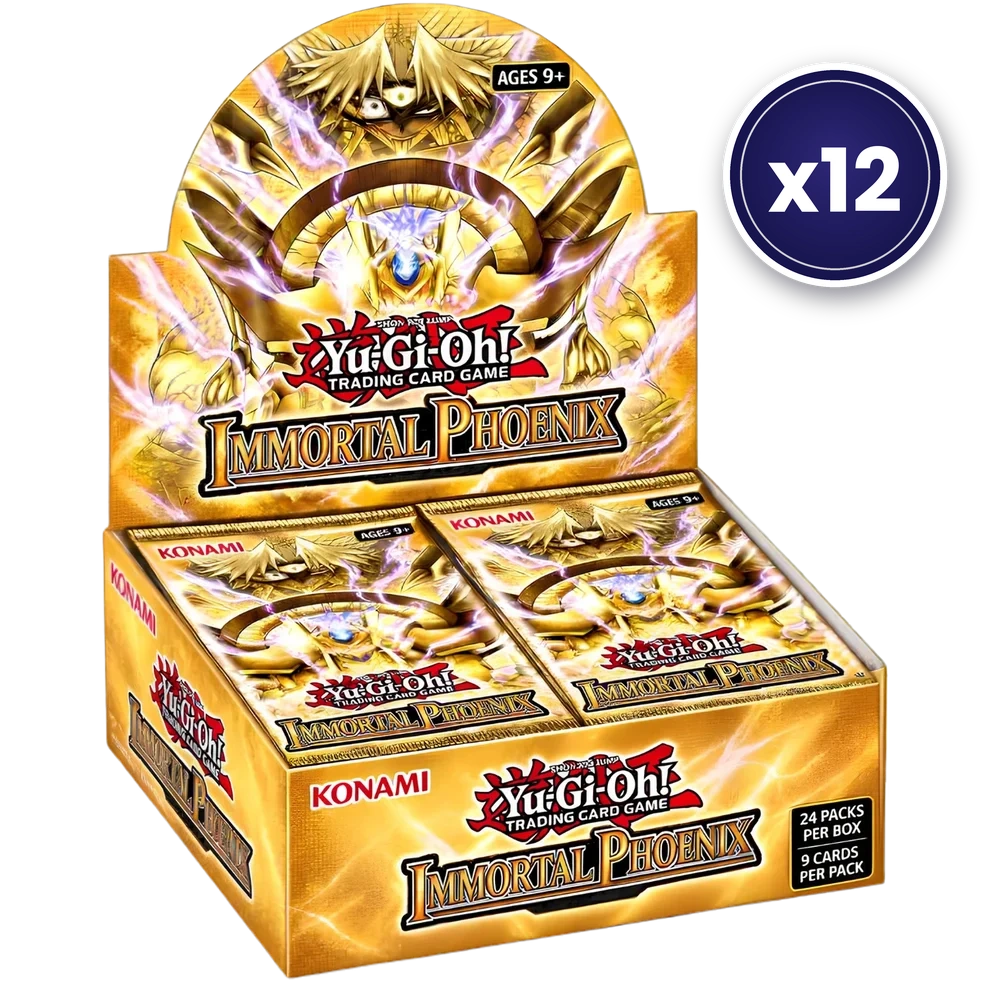 Yugioh Immortal Phoenix Booster Box x12 Sealed Case Pre-Order