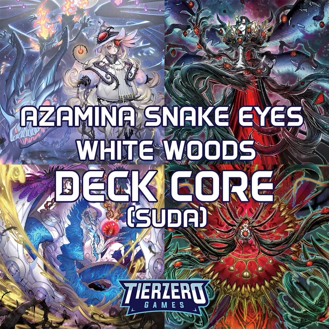 Yugioh Azamina Snake Eyes White Wood Deck Core SUDA Supreme Darkness