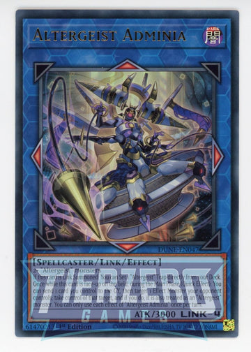 DUNE-EN047 - Altergeist Adminia - Ultra Rare - Duelist Nexus