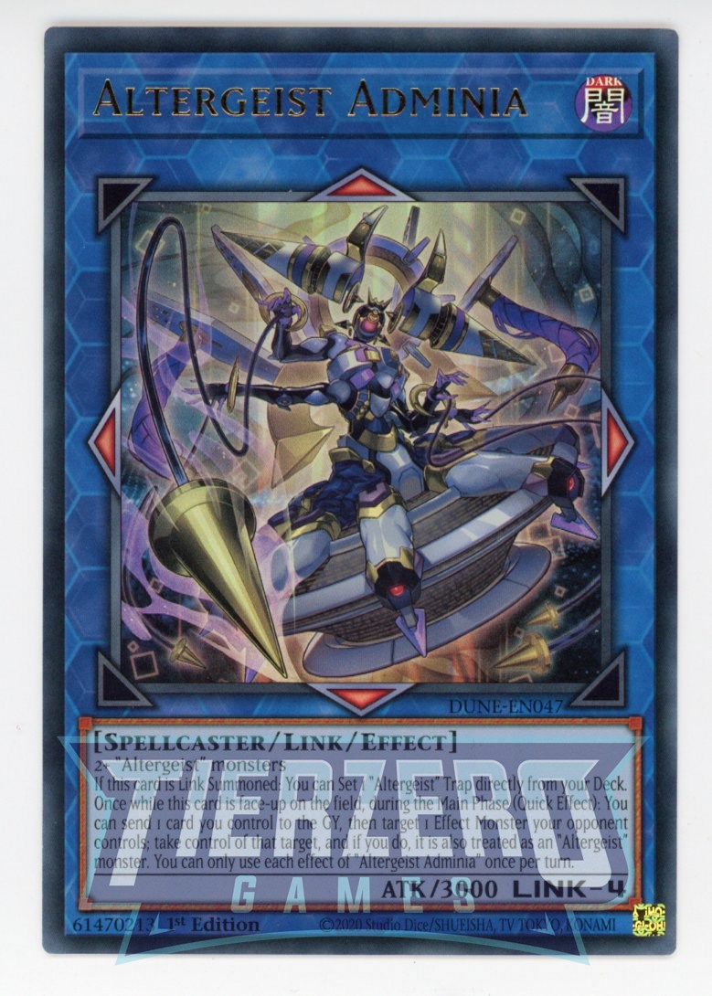 DUNE-EN047 - Altergeist Adminia - Ultra Rare - Effect Link Monster - Duelist Nexus