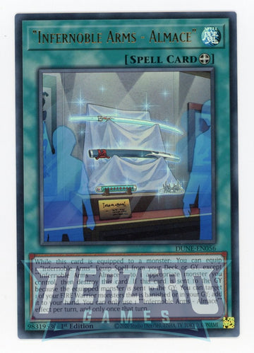 DUNE-EN056 - Infernoble Arms - Almace - Ultra Rare - Duelist Nexus