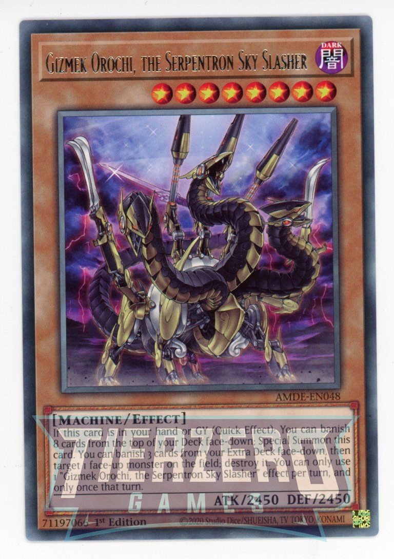 AMDE-EN048 - Gizmek Orochi, the Serpentron Sky Slasher - Rare