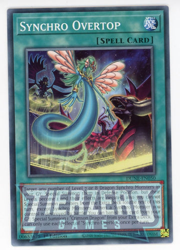 DUNE-EN050 - Synchro Overtop - Common - Duelist Nexus