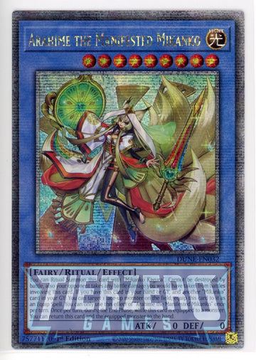 DUNE-EN032 - Arahime the Manifested Mikanko - Quarter Century Secret Rare - Duelist Nexus