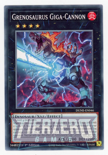 DUNE-EN046 - Grenosaurus Giga-Cannon - Common - Duelist Nexus