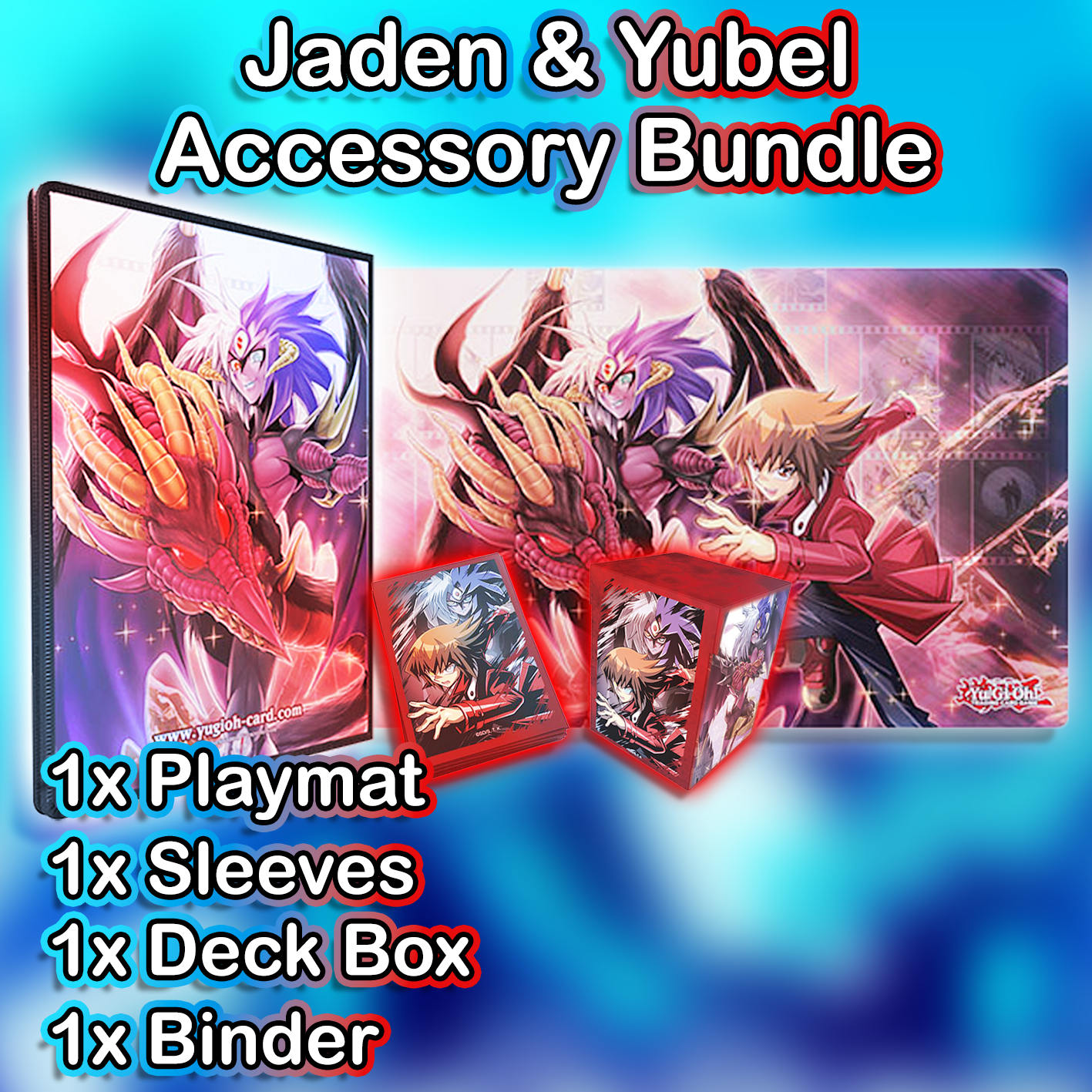 Yugioh Jaden & Yubel Accessory Bundle