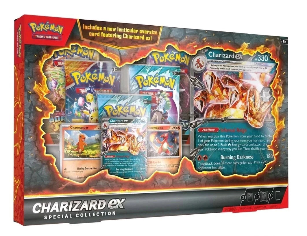 Pokémon TCG Charizard EX Special Collection Box Damaged Box
