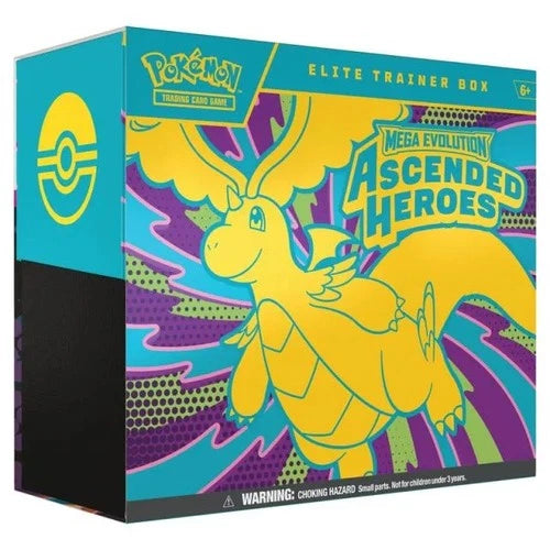 Pokemon - Mega Evolution - Ascended Heroes - Elite Trainer Box - 2 Per Customer - Pre Order