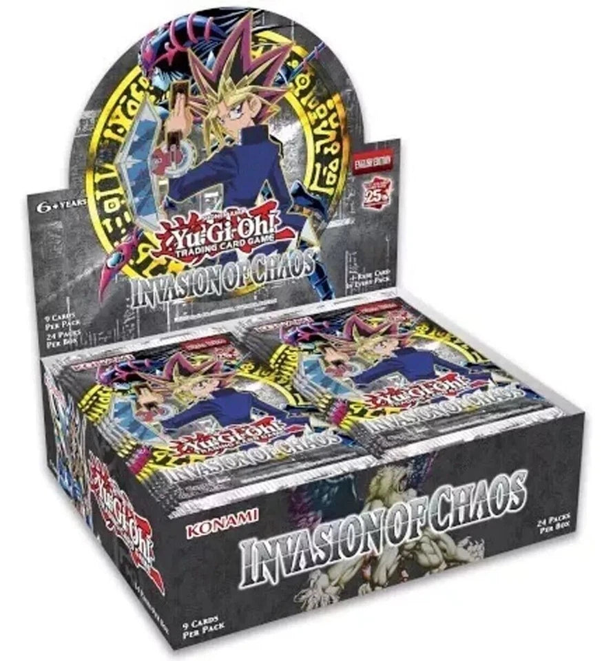 Yugioh Invasion of Chaos Booster Box x1 Sealed