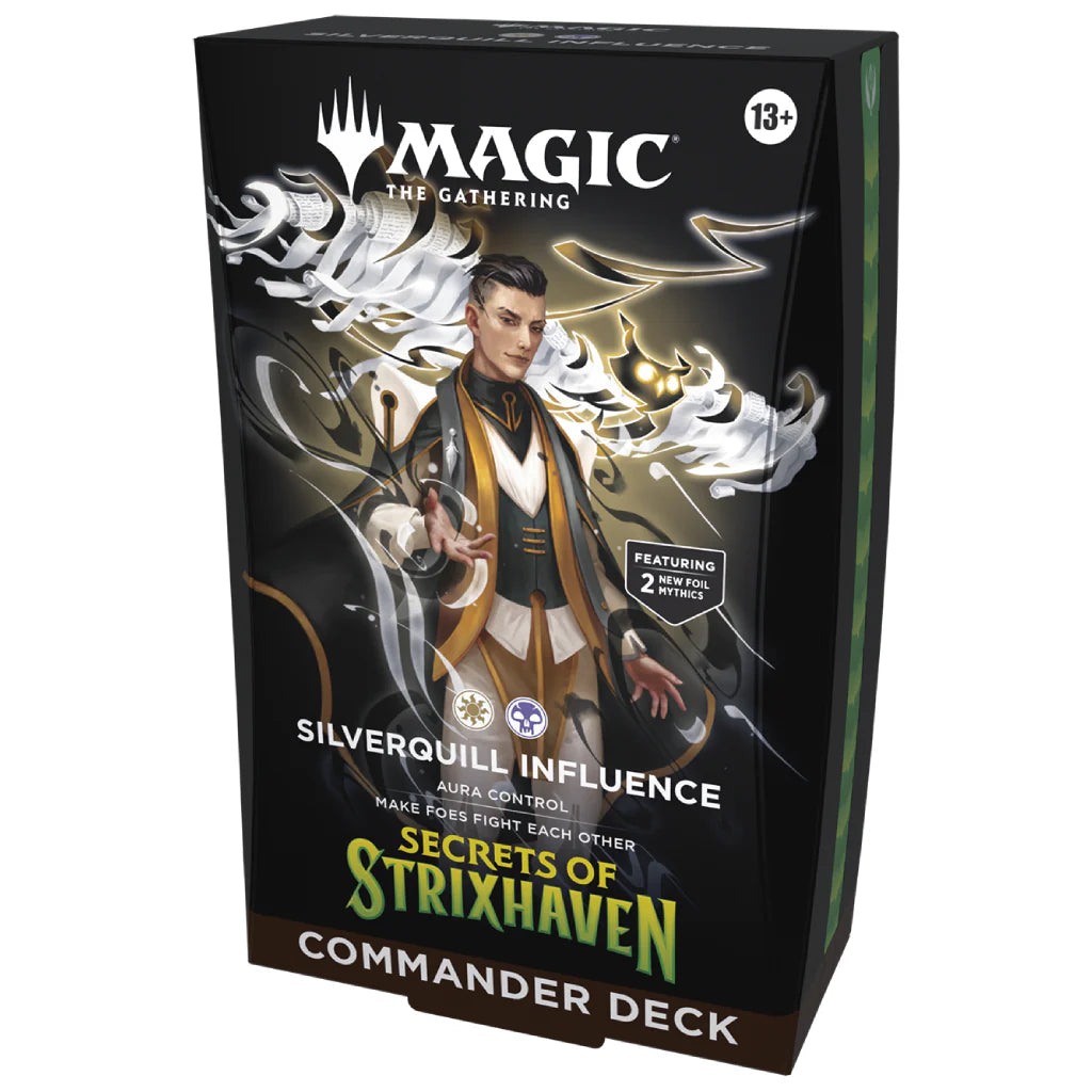 MTG Secrets Of Strixhaven Silverquill Influence Commander Deck