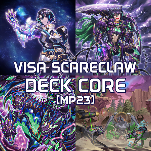 Yugioh Visas Scareclaw Deck Core - Duelist Heroes Tin