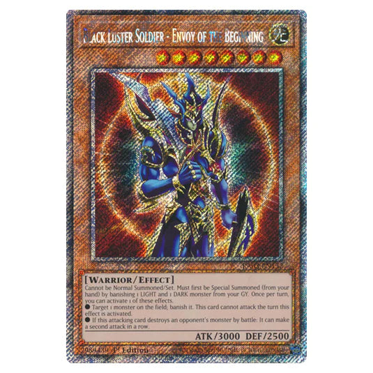 Black Luster Soldier - Envoy of the Beginning RA03-EN132 - - Platinum Secret Rare - -