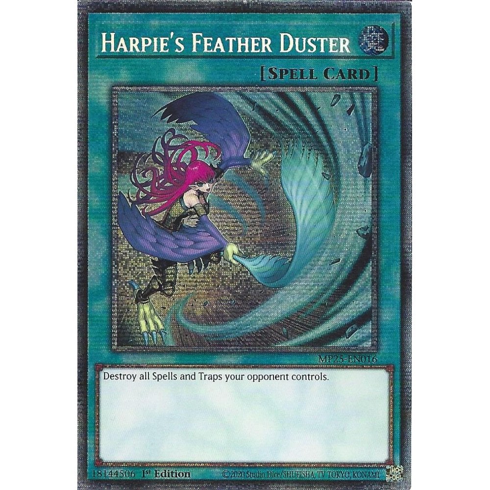 MP25-EN016 - Harpie's Feather Duster - Starlight Rare - 2025 Mega-Pack Tin