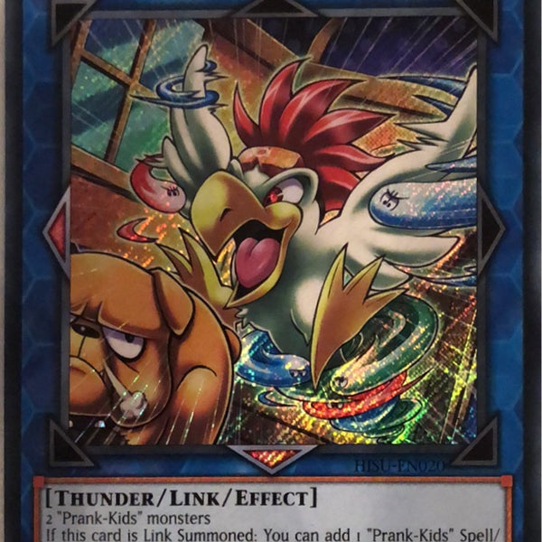 Yugioh HISU-EN020 - Prank-Kids Dodo-Doodle-Doo - Secret Rare - Effect  Fusion Monster - 1st-Edition
