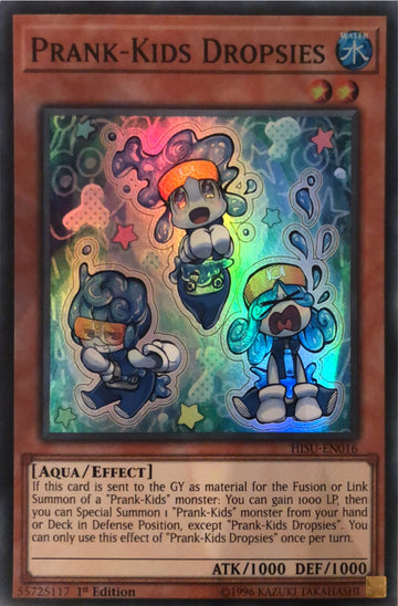 HISU-EN016 - Prank-Kids Dropsies - Super Rare - Hidden Summoners - 1st Edition