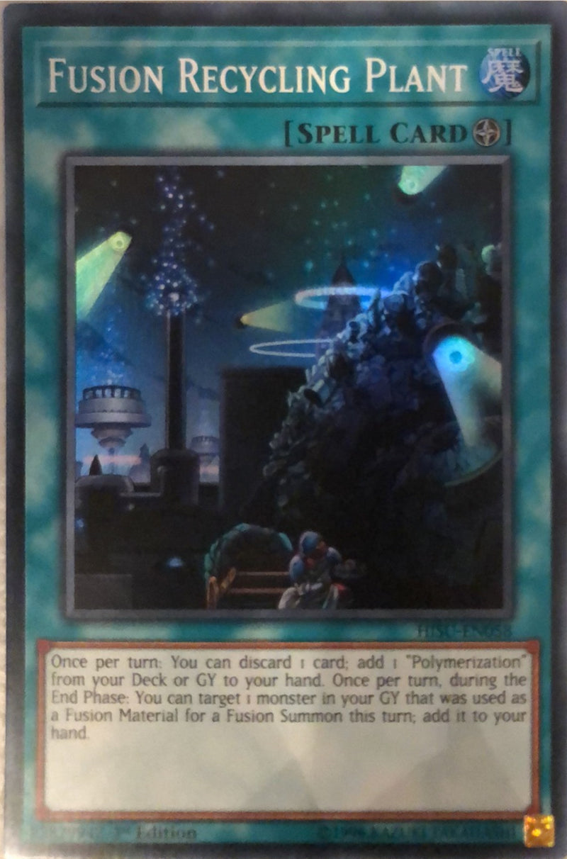 HISU-EN058 - Fusion Recycling Plant - Super Rare - Field Spell - 1st-Edition - Hidden Summoners