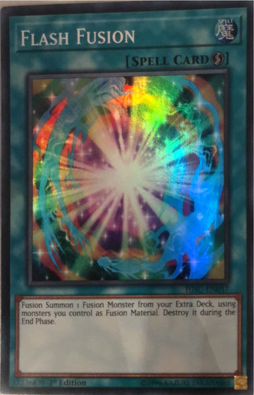 HISU-EN057 - Flash Fusion - Super Rare - Hidden Summoners - 1st Edition