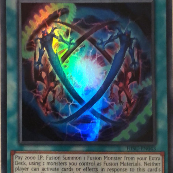 yugioh all polymerization cards Yugioh HISU-EN043 - Ultra Polymerization - Super Rare - Normal Spell -  1st-Edition