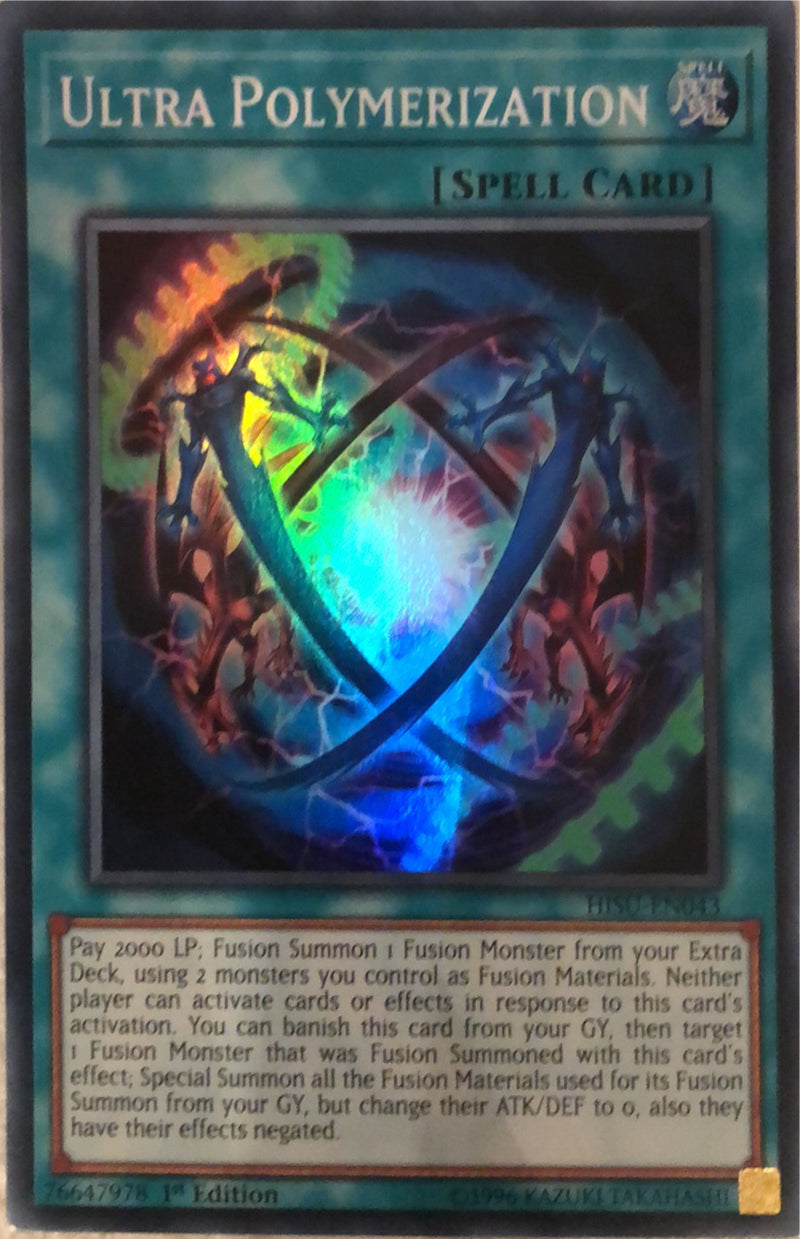 HISU-EN043 - Ultra Polymerization - Super Rare - Normal Spell - 1st-Edition - Hidden Summoners