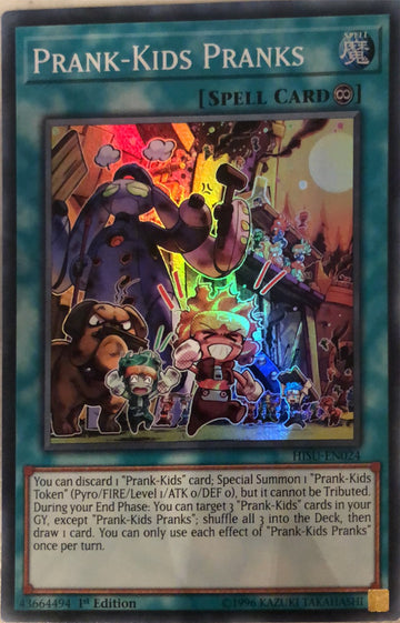 HISU-EN024 - Prank-Kids Pranks - Super Rare - Hidden Summoners - 1st Edition