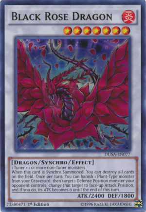 DUSA-EN077 - Black Rose Dragon - Ultra Rare - Effect Synchro Monster - 1st-Edition - Duelist Saga