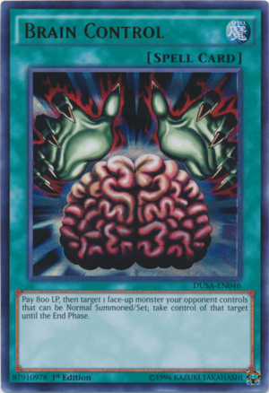 DUSA-EN046 - Brain Control - Ultra Rare - Normal Spell - 1st-Edition - Duelist Saga