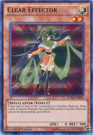 DUSA-EN035 - Clear Effector - Ultra Rare - Effect Monster - 1st-Edition - Duelist Saga