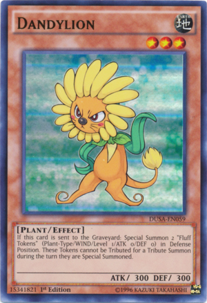 DUSA-EN059 - Dandylion - Ultra Rare - Effect Monster - 1st-Edition - Duelist Saga