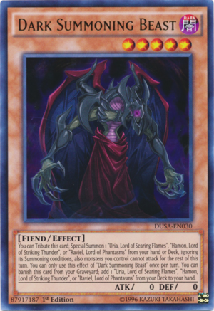 DUSA-EN030 - Dark Summoning Beast - Ultra Rare - Effect Monster - 1st-Edition - Duelist Saga