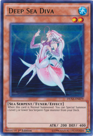 DUSA-EN079 - Deep Sea Diva - Ultra Rare - Effect Tuner monster - 1st-Edition - Duelist Saga