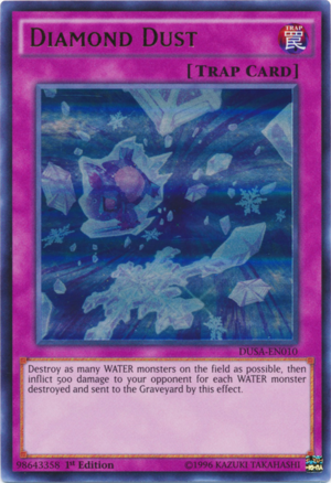 DUSA-EN010 - Diamond Dust - Ultra Rare - Normal Trap - 1st-Edition - Duelist Saga