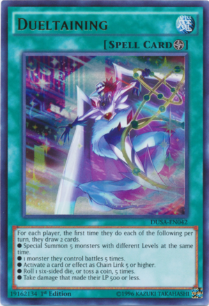 DUSA-EN042 - Dueltaining - Ultra Rare - Field Spell - 1st-Edition - Duelist Saga