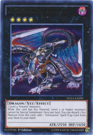 DUSA-EN090 - Evilswarm Ophion - Ultra Rare - Effect Xyz Monster - 1st-Edition - Duelist Saga