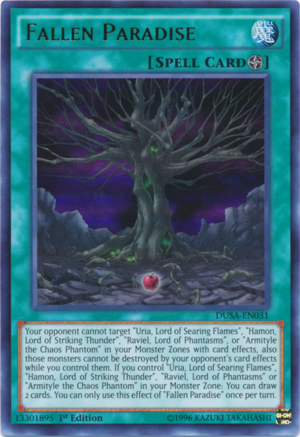 DUSA-EN031 - Fallen Paradise - Ultra Rare - Field Spell - 1st-Edition - Duelist Saga