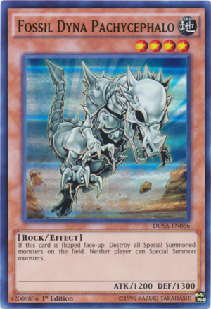 DUSA-EN066 - Fossil Dyna Pachycephalo - Ultra Rare - Effect Monster - 1st-Edition - Duelist Saga