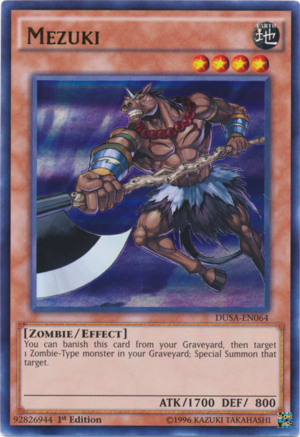 DUSA-EN064 - Mezuki - Ultra Rare - Effect Monster - 1st-Edition - Duelist Saga