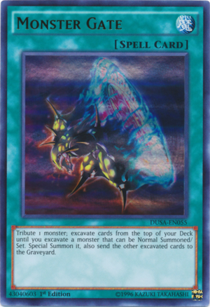 DUSA-EN055 - Monster Gate - Ultra Rare - Normal Spell - 1st-Edition - Duelist Saga