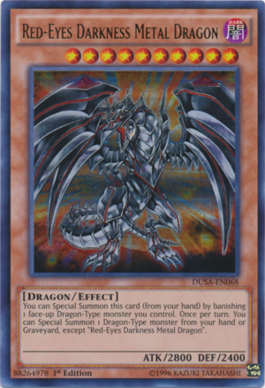 DUSA-EN068 - Red-Eyes Darkness Metal Dragon - Ultra Rare - Effect Monster - 1st-Edition - Duelist Saga